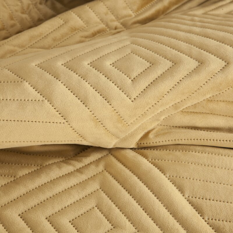 Narzuta Velvet Sofia 2 miodowa 220 x 240 cm – miękka i stylowa