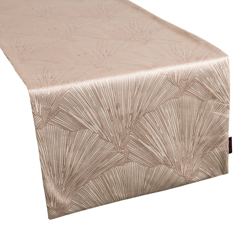Bieżnik Goja beżowy 40 x 140 cm – doda blasku stołu