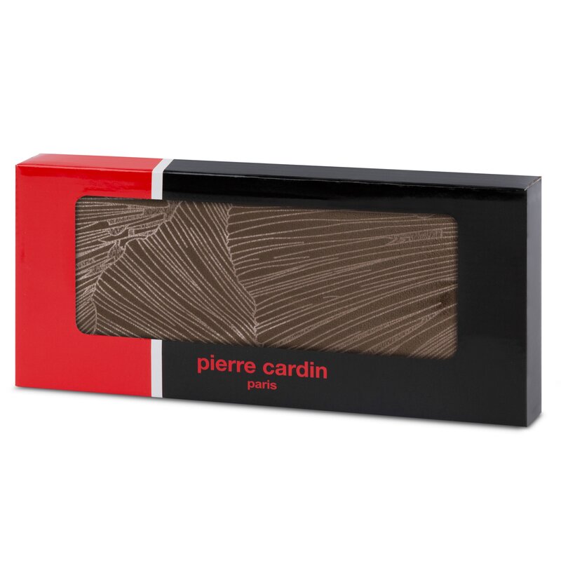 Bieżnik welwetowy Pierre Cardin brązowy 40 x 140 cm – doda blasku stołowi