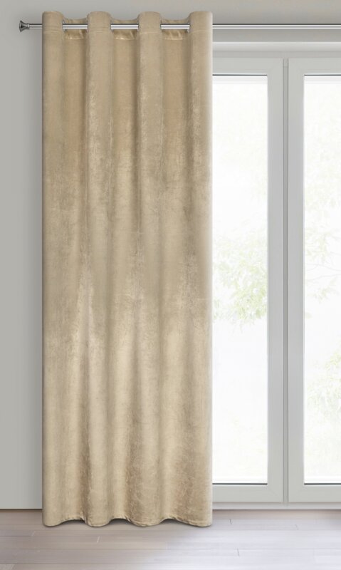 ZASŁONA GOTOWA SAMANTA 140 X 250 CM BEŻOWY