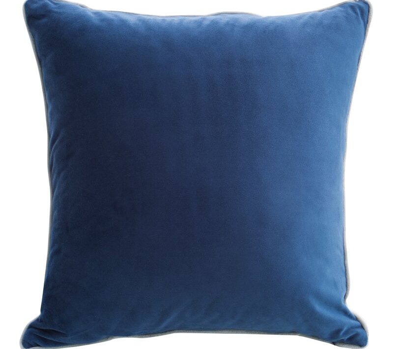 Poszewka velvet granatowa 40 x 40 cm – doda głębi wnętrzu