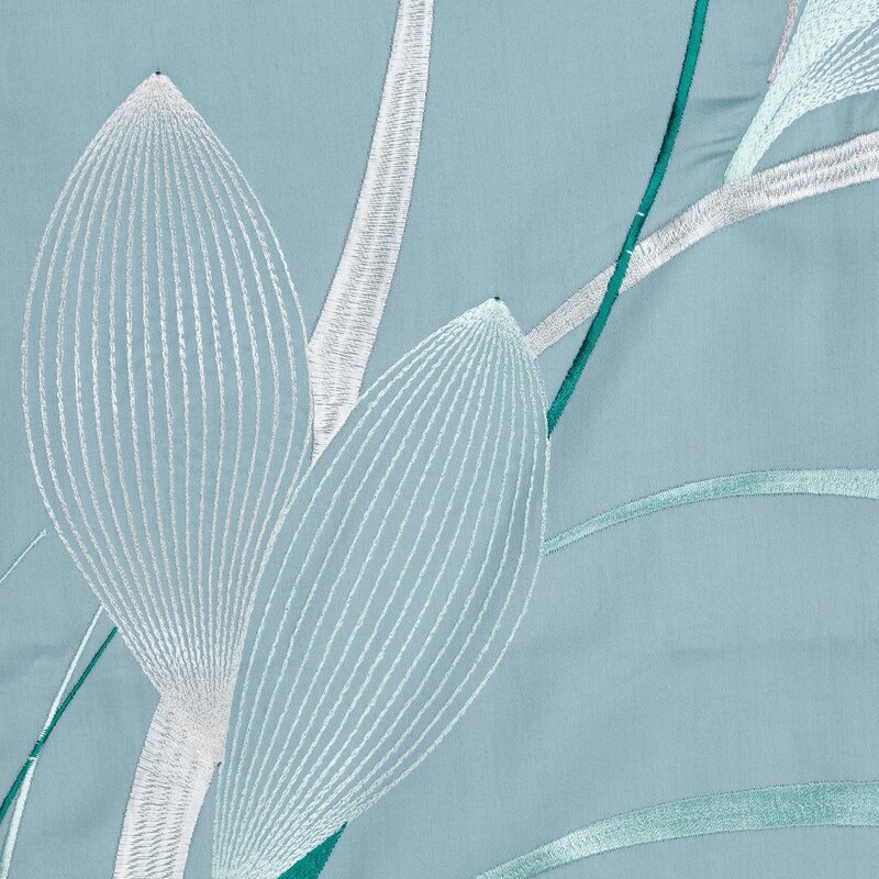 KOMPLET POŚCIELI HAFT1 160 X 200 CM BŁĘKITNY