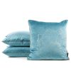 Poszewka welwetowa LC/LOTOS8 turkusowa 45x45 cm – wprowadza spokój