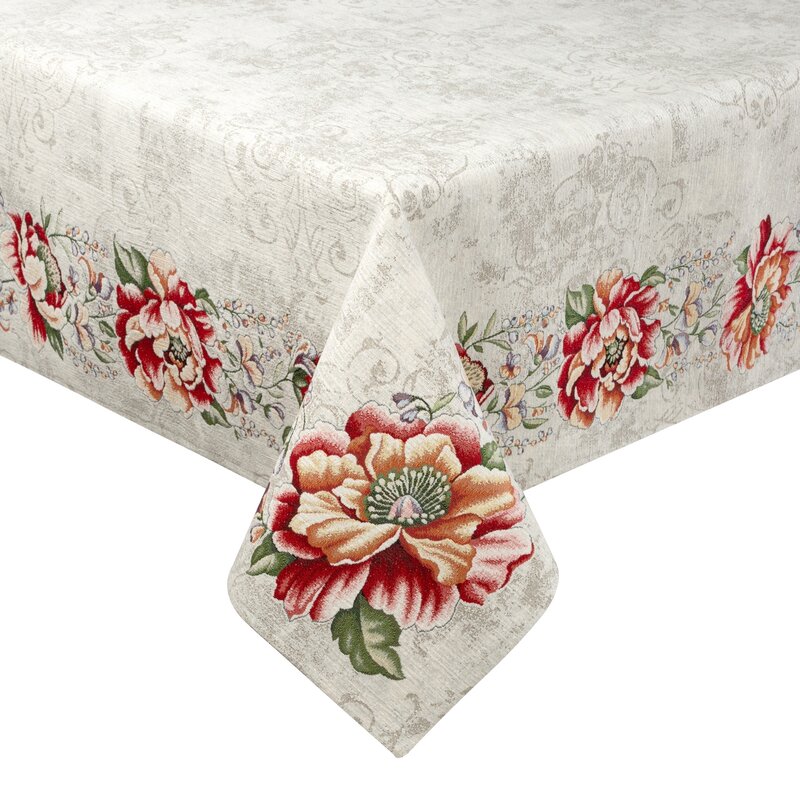 Obrus gobelinowy SZE/CHO/1182 naturalny 140x180 cm – doda ciepła jadalni