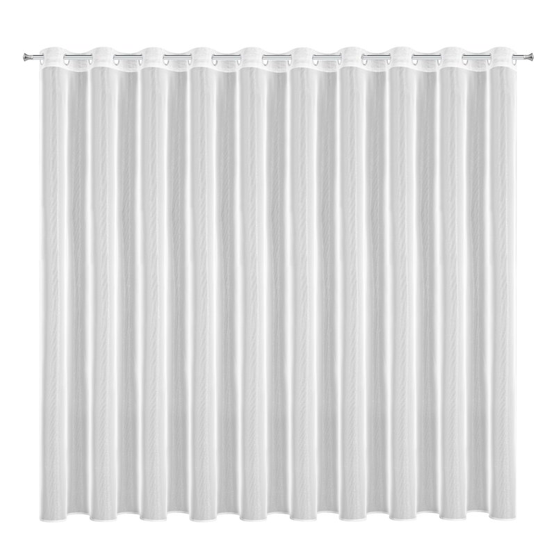 Firana gotowa ESEL biała 350 x 250 cm – rozświetla wnętrze
