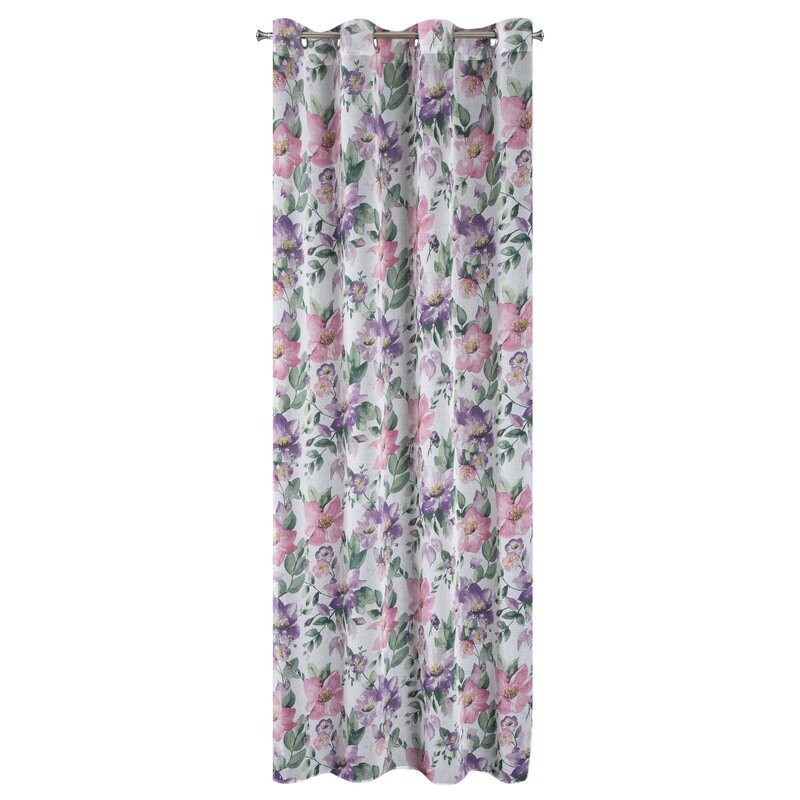 ZASŁONA GOTOWA IRIS 135 X 250 CM BIAŁY