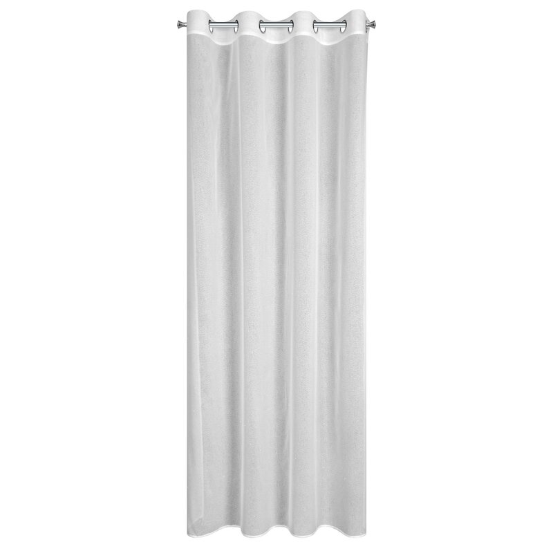 Zasłona gotowa Kejti biały 140 x 250 cm – rozprasza światło