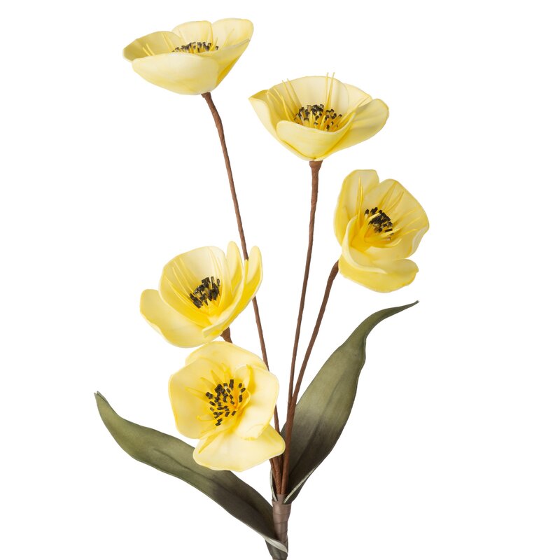 Kwiat dekoracyjny Flore 720 żółty fi 13 x 82 cm – rozjaśnia wnętrze