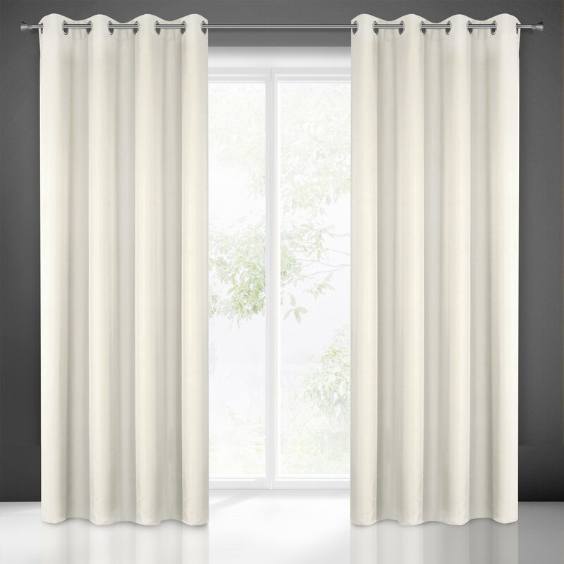 Zasłona gotowa Rita kremowa 140 X 250 CM – delikatnie filtruje światło