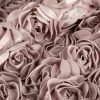 Zasłona gotowa na taśmie Roses 13 pudrowy 140 X 270 CM – welwetowa z różami