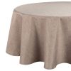 Obrus Kate beżowy O 150 cm – ochrona przed plamami