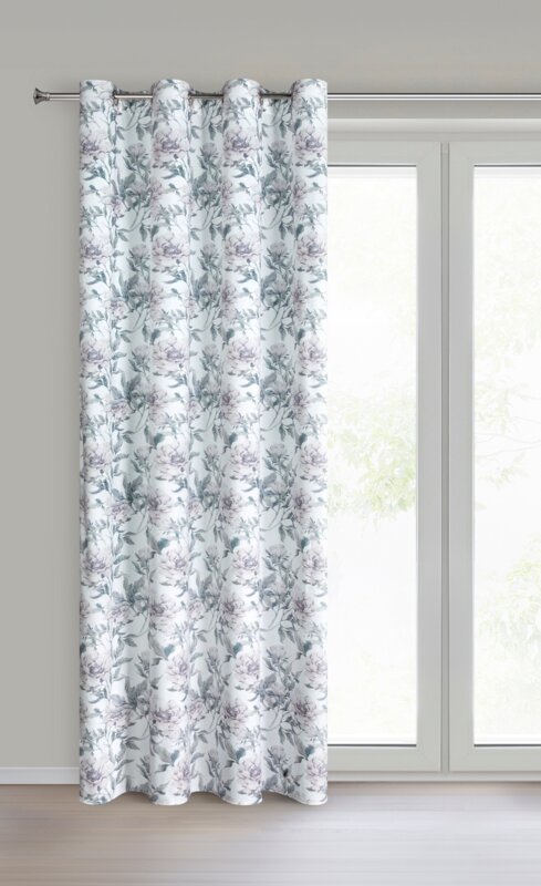Zasłona gotowa welwet Beverly biała 140 x 250 cm – zaciemniająca i stylowa