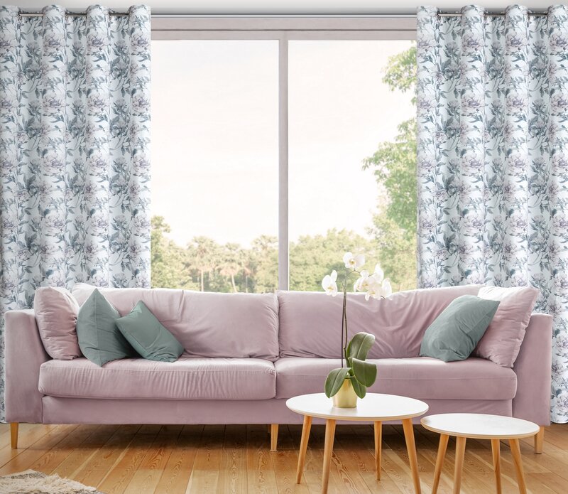 Zasłona gotowa welwet Beverly biała 140 x 250 cm – zaciemniająca i stylowa