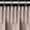 Zasłona gotowa na taśmie Roses 13 pudrowy 140 X 270 CM – welwetowa z różami