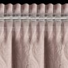 Zasłona gotowa na taśmie Roses 13 pudrowy 140 X 270 CM – welwetowa z różami