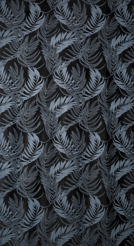 Zasłona gotowa Vera czarna 140 x 250 cm – zaciemniająca welwetowa