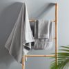 Ręcznik Lurex Aria srebrny 30 x 50 cm – miękki i chłonny