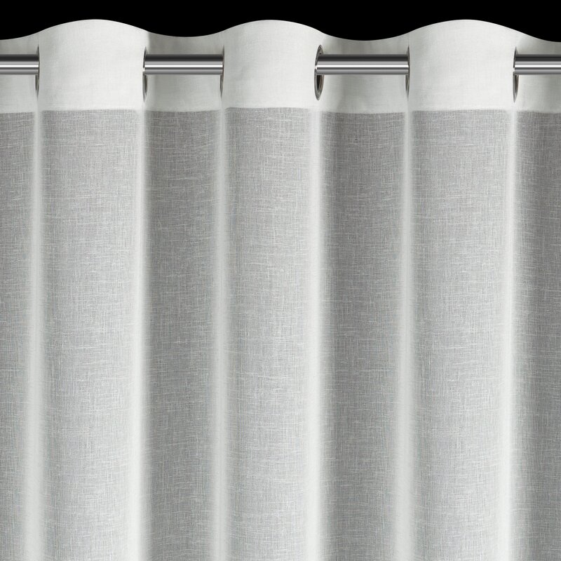 Firana gotowa Broklyn biały 140 x 250 cm – rozjaśnia wnętrze