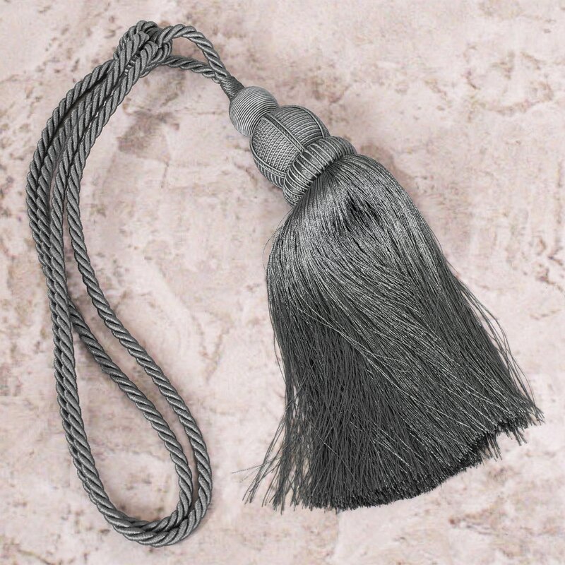 SZNUR DEKORACYJNY JOWITA 70 CM STALOWY