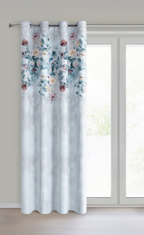 ZASŁONA GOTOWA VIOLA 140 X 250 CM SREBRNY