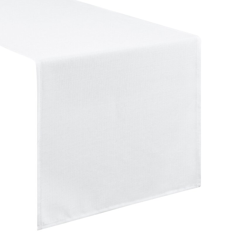 Bieżnik Kate biały 40 x 140 cm – chroni przed zabrudzeniami