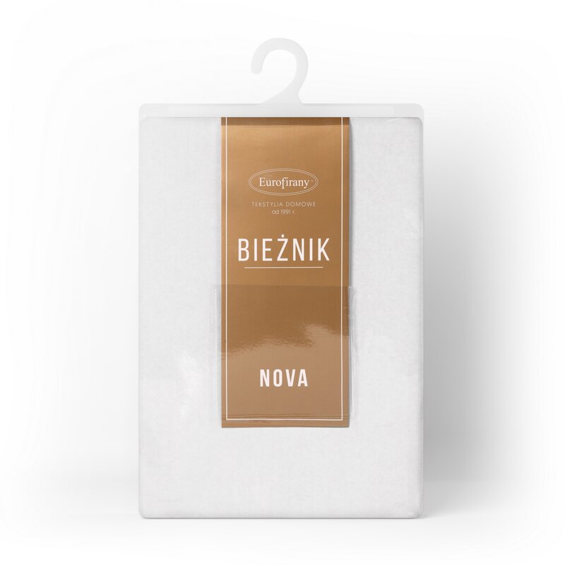 Obrus Zoja biały 40 x 140 cm – doda blasku wnętrzu