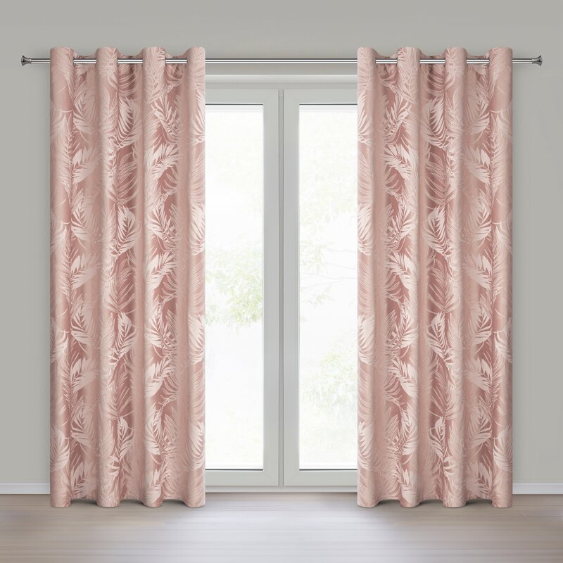 ZASŁONA GOTOWA VERA 140 X 250 CM PUDROWY RÓŻ