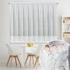 Firana gotowa Artemida na taśmie biała 350 X 155 CM – z ozdobną obszywką