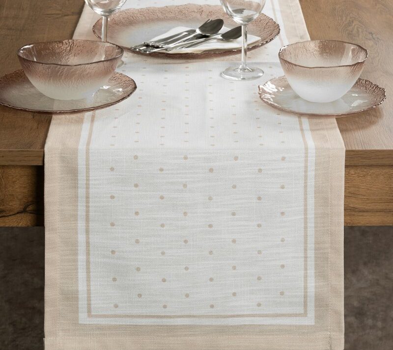 Obrus SUMMER15 naturalny 40 X 140 CM – do jadalni i salonu