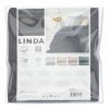 Koc Linda granatowy 200X220 – miękki i otulający