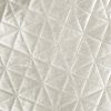 Narzuta welurowa Luiz srebrna 170X210 – z geometrycznym tłoczeniem