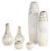 Wazon ceramiczny Andrea biały O 14 X 25 CM – do nowoczesnych wnętrz