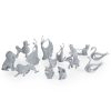 Figurka ceramiczna Eldo srebrna 14 X 7 X 26 cm – dodaje blasku wnętrzu