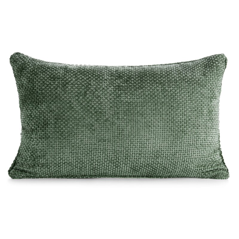 Poszewka szenilowa 6 ciemnozielona 30 X 50 CM – miękka i dekoracyjna