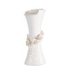 Wazon ceramiczny Eliana kremowy 14 X 10 X 38 CM – na susze i kwiaty