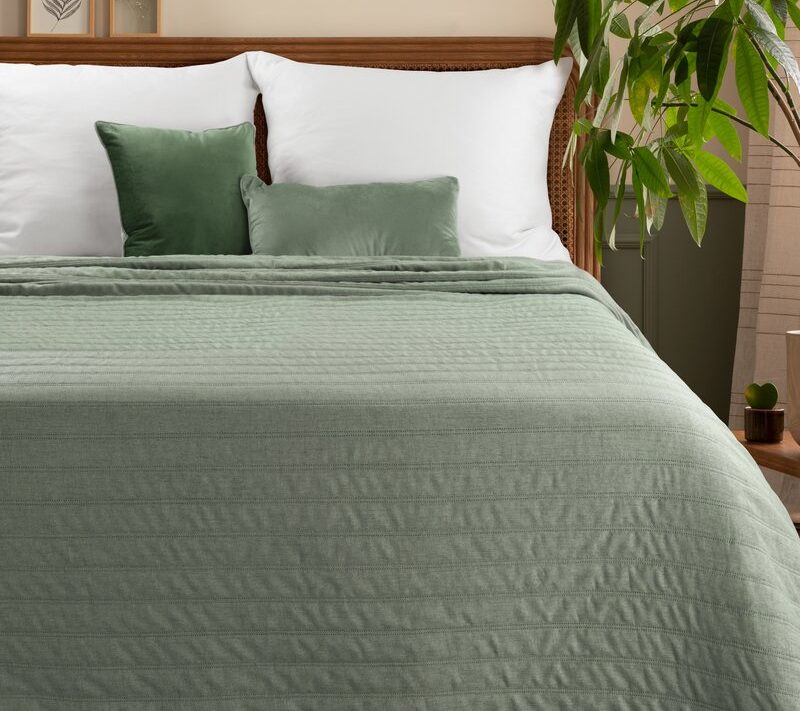 Narzuta Selen miętowa 240 X 220 cm – dodaje świeżości