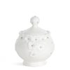 Cukiernica ceramiczna biała O 10 X 12 CM – na cukier i drobiazgi