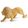 Figurka sowa ceramiczna Eldo złota 8 X 6 X 11 cm – z efektem połysku