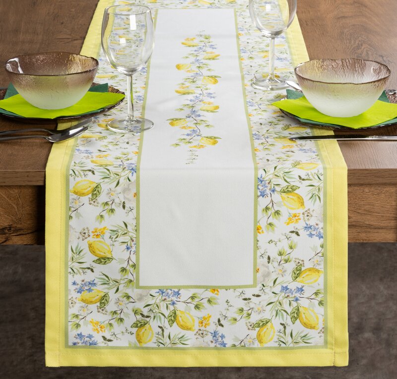Bieżnik stołowy SUMMER16 jasnokremowy 40 X 140 CM – ożywia stół latem