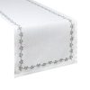 Bieżnik Lily biały 40 X 140 CM – doda subtelnej elegancji