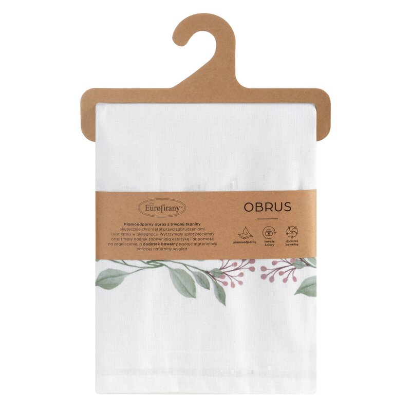 Obrus Lily biały 110 X 140 CM – świeży akcent natury