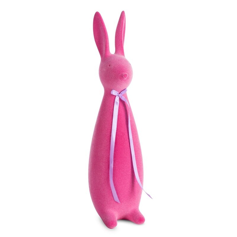 Figurka zajączek amarantowa 13X16X47 – idealna na Wielkanoc