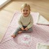 Kocyk dziecięcy Baby4 różowy 80 X 110 CM – miękki i ciepły