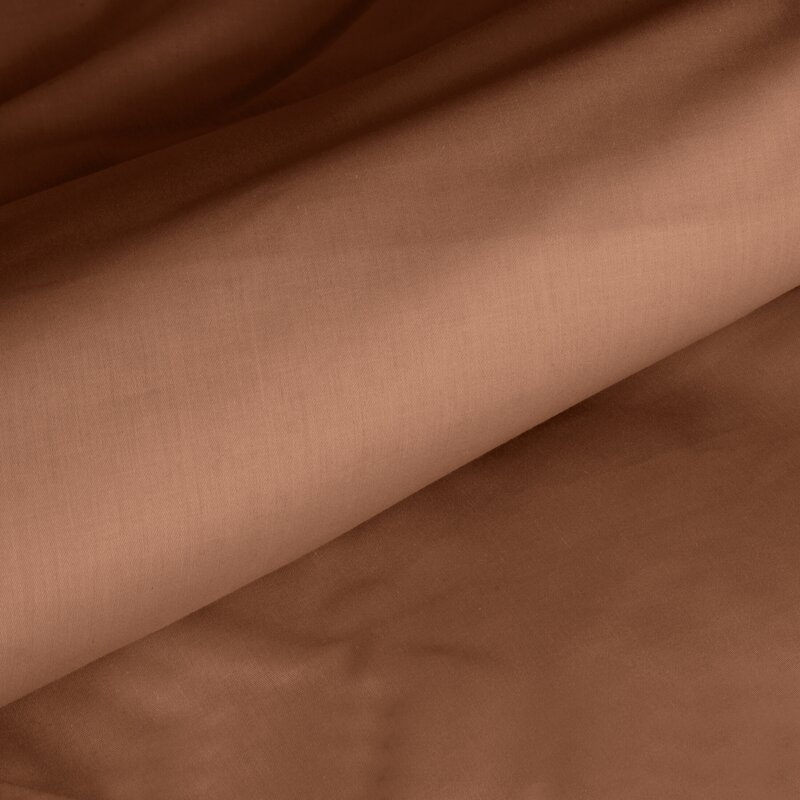 Komplet pościeli satynowej NOVA3 ceglasty 160 X 200 cm – gładka i przyjemna w dotyku