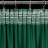 Zasłona gotowa Raja ciemnozielona 140 X 270 CM – ze złotym nadrukiem