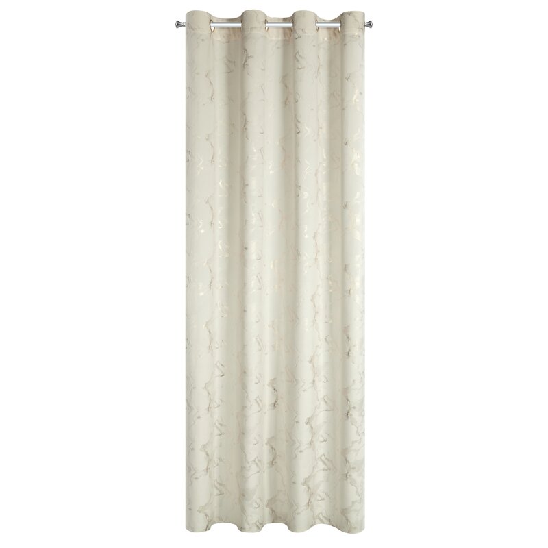 Zasłona gotowa Raja kremowa 140 X 250 cm – rozświetla wnętrze