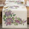 Obrus gobelinowy kwiatowy naturalny 140X180 – wiosenna lekkość