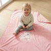 Kocyk dziecięcy BABY3 różowy 80 X 110 cm – miękki i puszysty