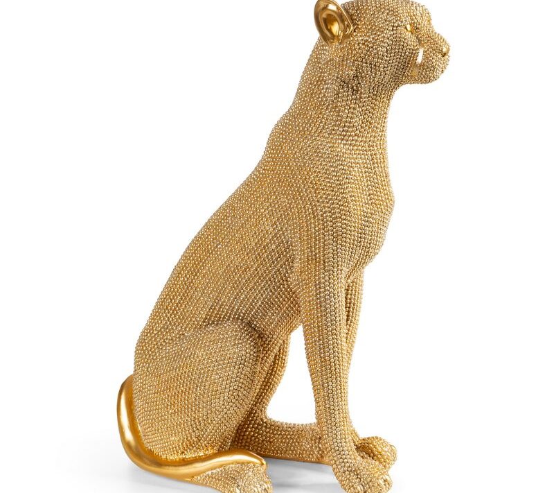Figurka ceramiczna Eldo złota 32 X 16 X 43 CM – dodaje blasku wnętrzu