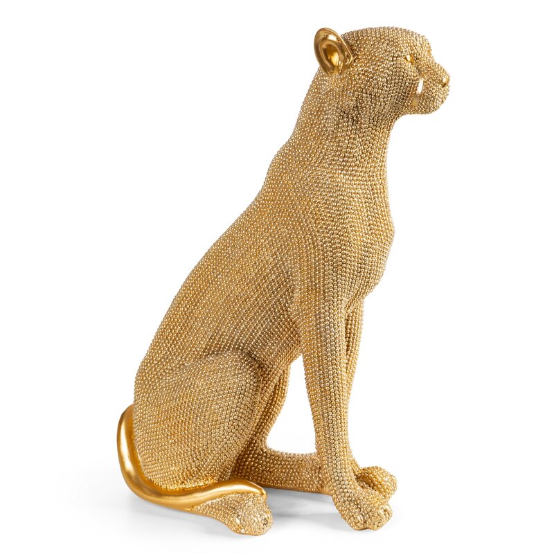 Figurka ceramiczna Eldo złota 32 X 16 X 43 CM – dodaje blasku wnętrzu